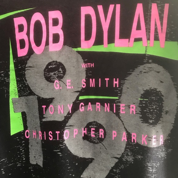 Bob Dylan Concert T-Shirt 1990 - Picture 2 of 6